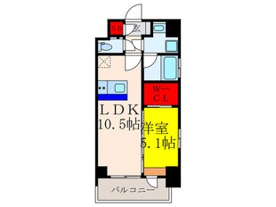 スプランディッド江坂Ⅲの物件間取画像